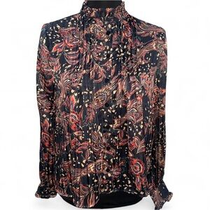 MNG Multicolor Paisley Button Down Shirt